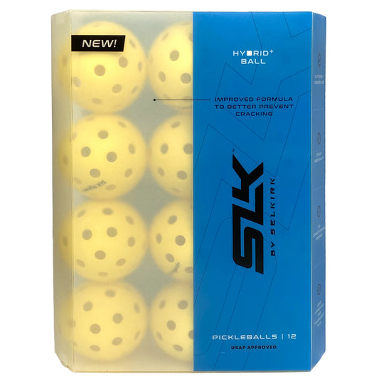 Selkirk Balles de pickleball SLK Hybrid+ (paquet de 12)