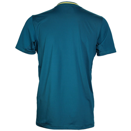 Yonex T-Shirt à col rond pour homme AO 10559 Bleu Vert