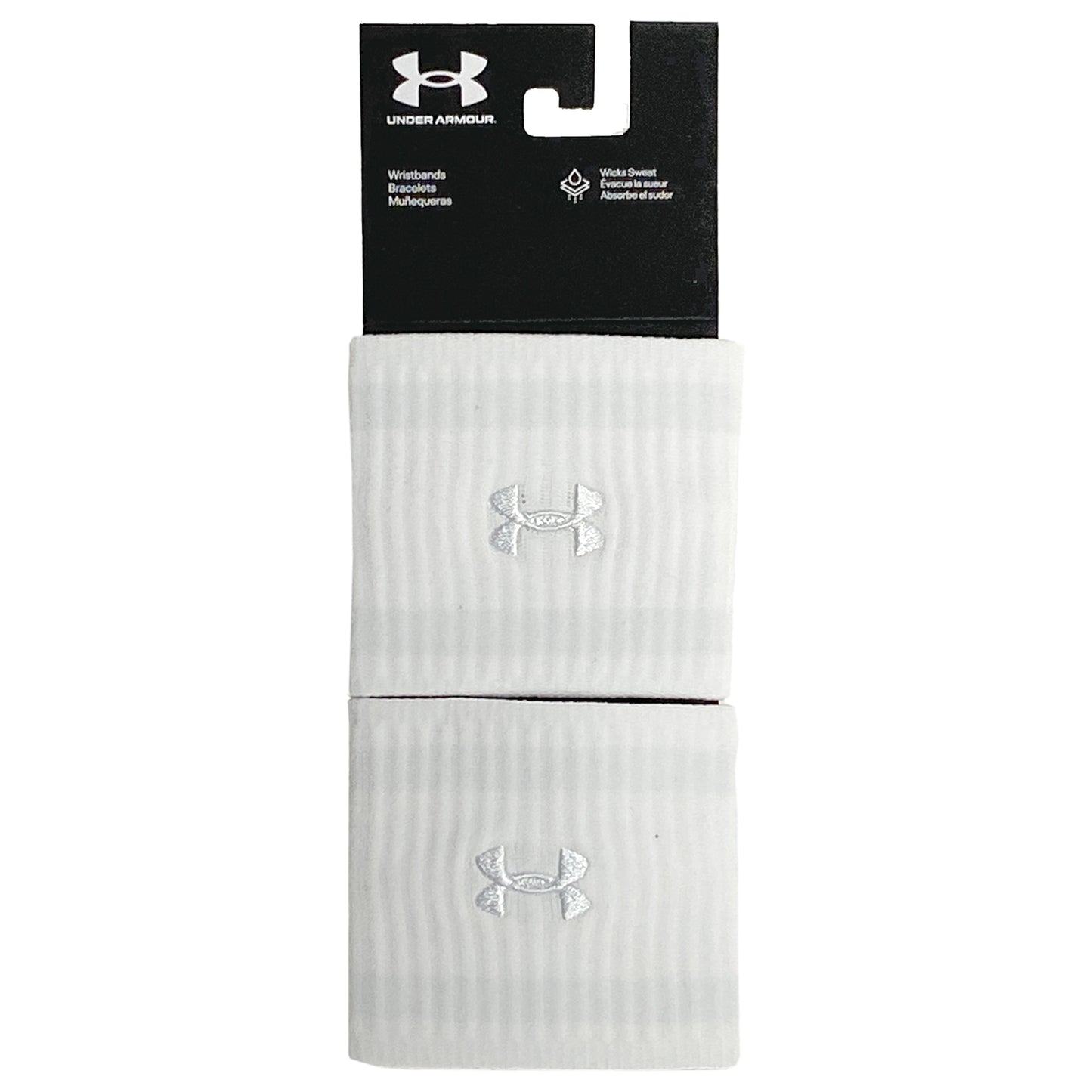 Under Armour poignets légers unisexe Blanc 1389939-100