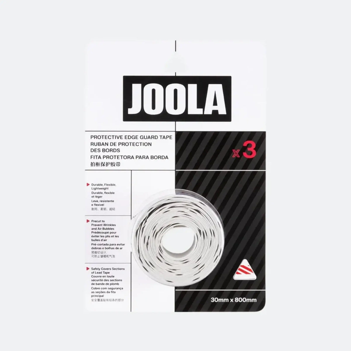 Joola Pro IV Ruban de protection pour raquette de Pickleball (30mm x 800mm) - Perseus Pro IV Rouge