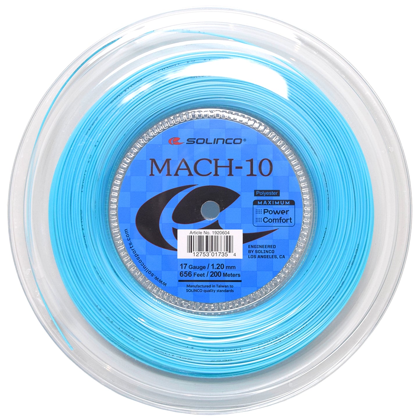 Solinco roulette MACH-10 17 Bleu (200M)