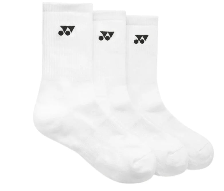Yonex bas Sport Crew (3/pqt) 19256 Blanc