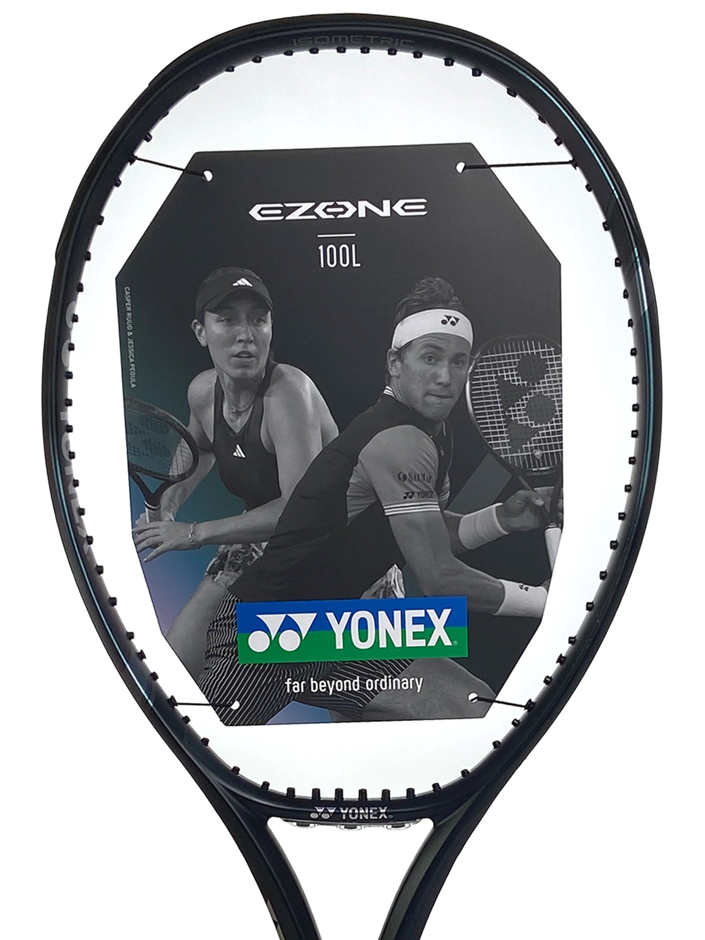 Yonex EZONE 100L - 285g Aqua Black Unstrung (7TH GEN.)