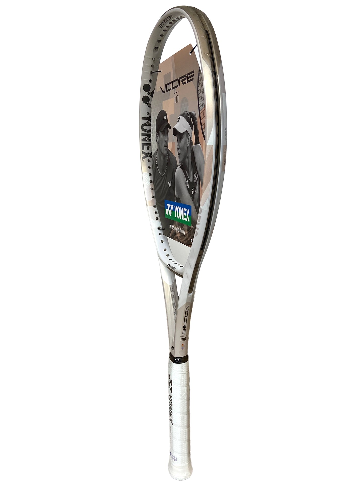 Yonex VCore 100 Non cordée (7th Gen) Beige Sable