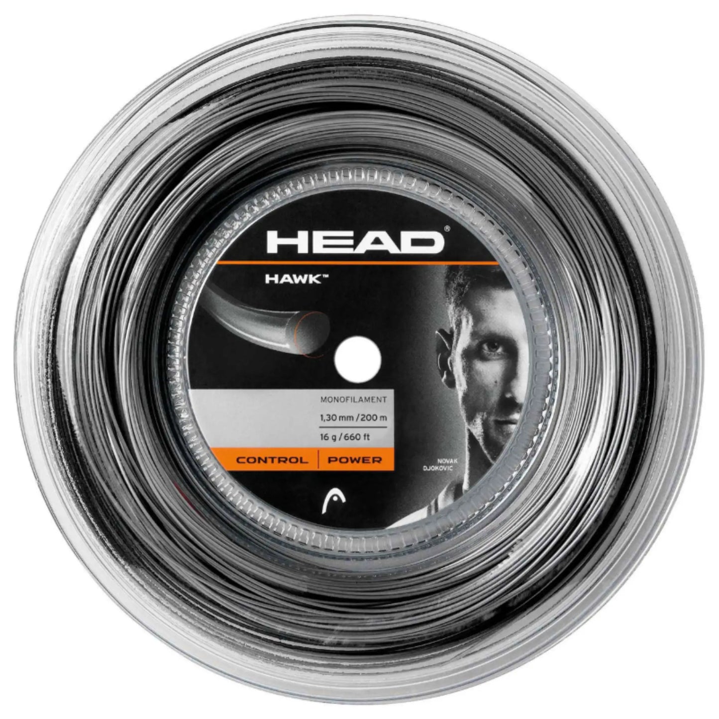 Head roulette Hawk 16 Noir (200M)
