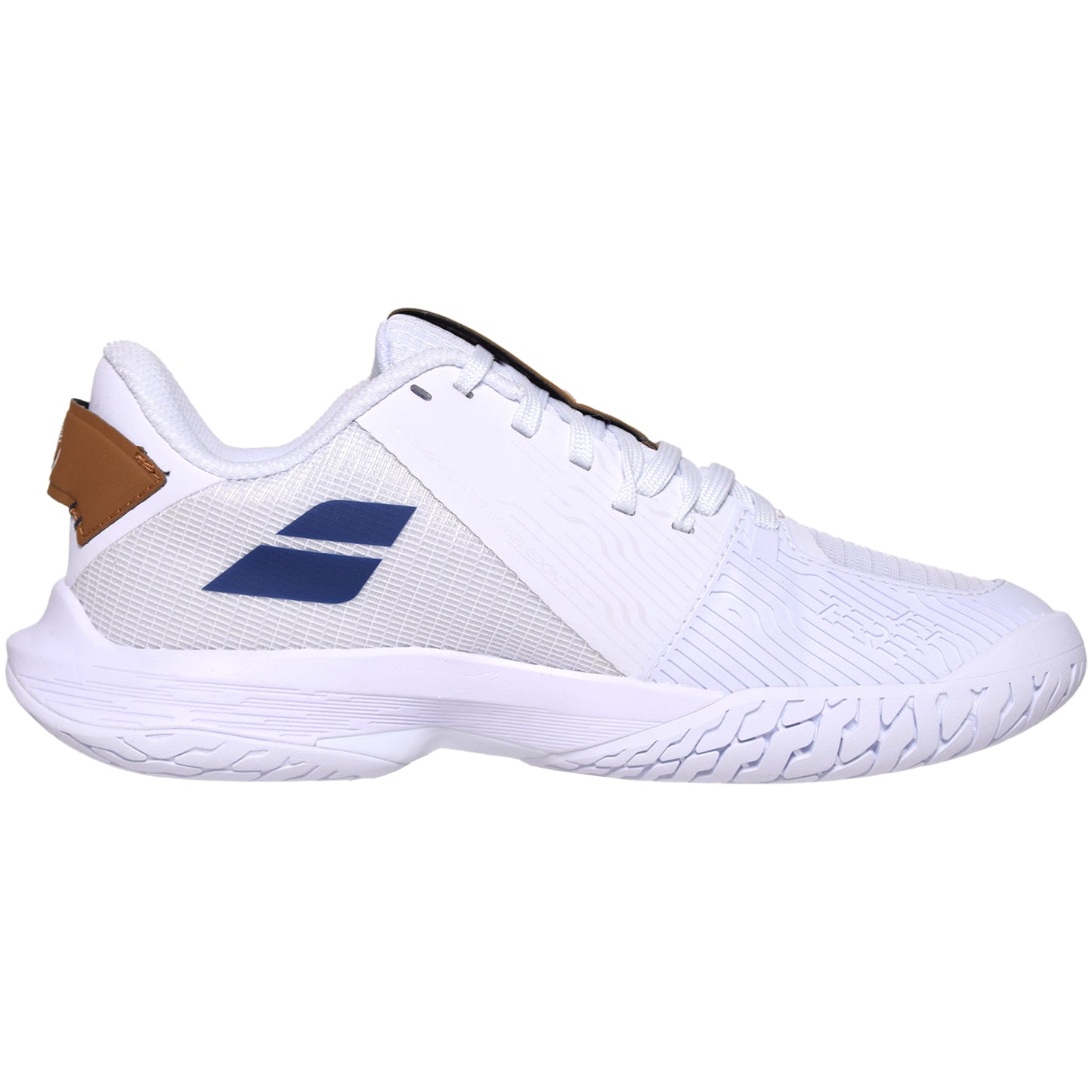 Babolat Homme Jet Tere AC Wimbledon 3A0S25C686-1097 Blanc/Bleu Marine