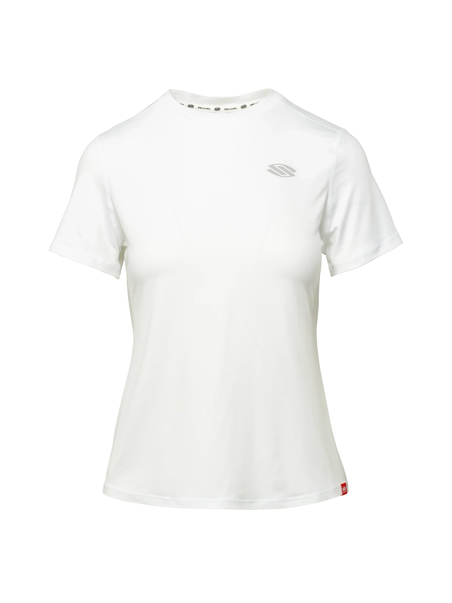 Selkirk Essentials 2.0 Sport-Wik T-shirt Performance à manches courtes pour femme (Blanc)