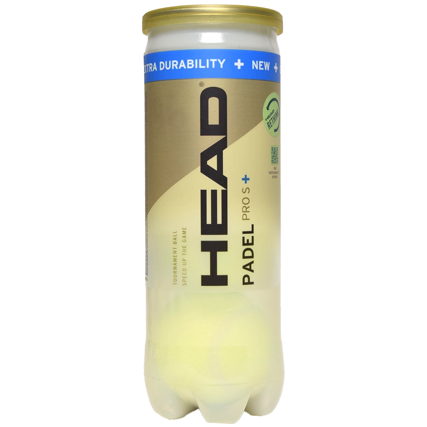 Head balles Padel Pro S+ (tube de 3)