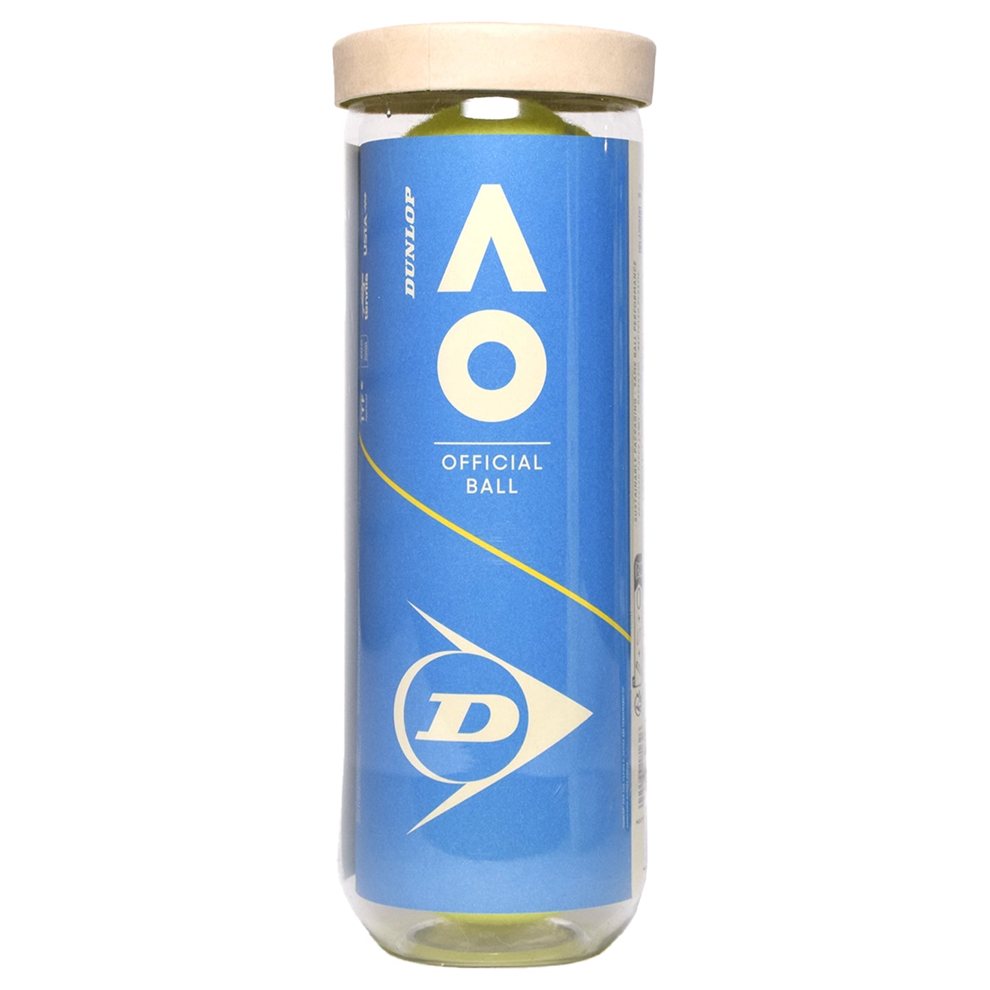 Dunlop balles TB Open d'Australie Extra Duty (tube de 3)