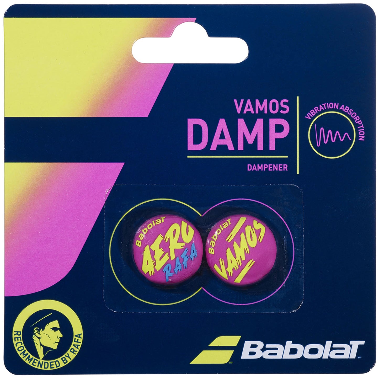 Babolat vibrastop Vamos Rafa x2 (700123-100) Rose