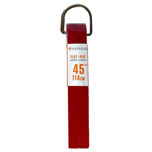 Sof Sole Lacets athlétiques ovales 45'' - Rouge