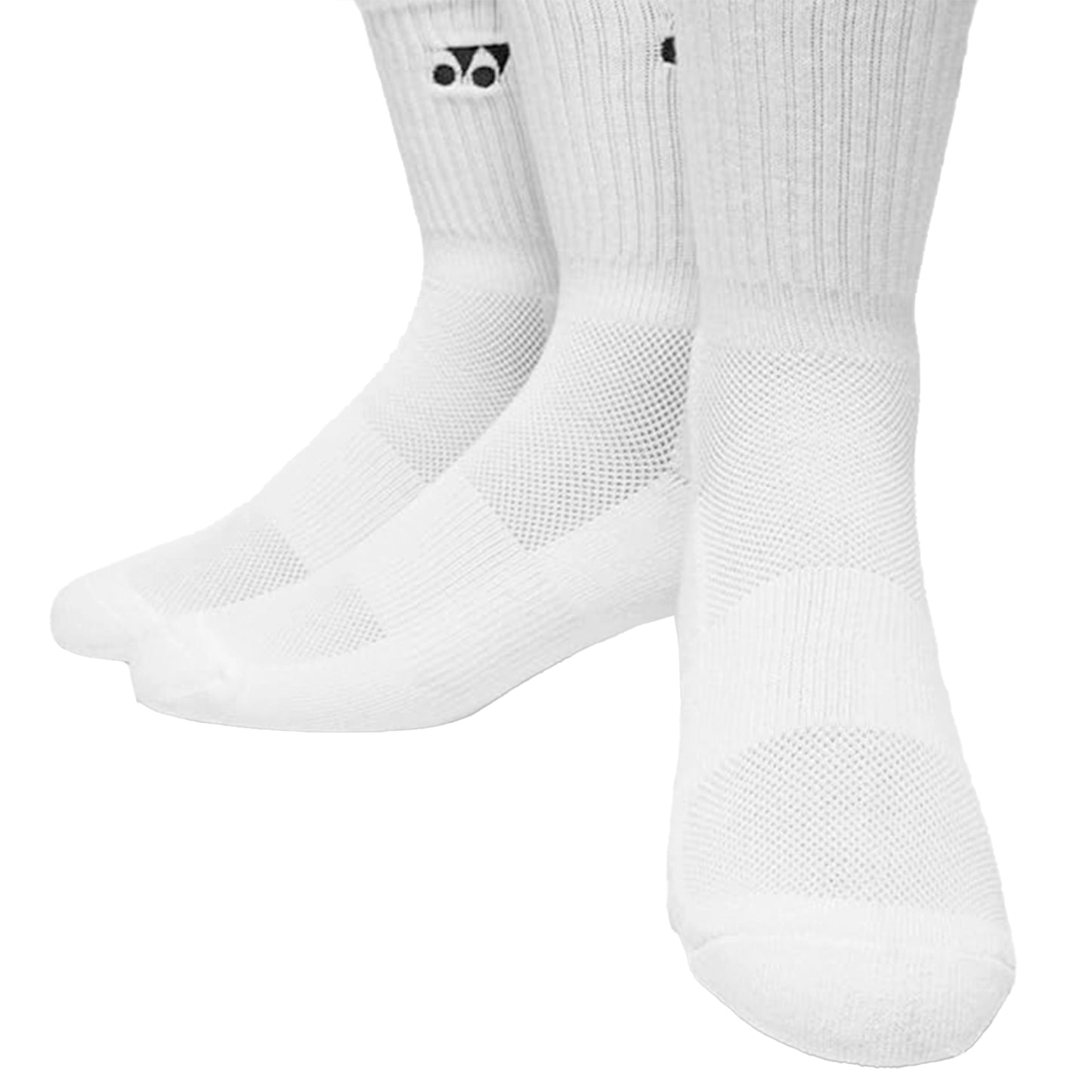 Yonex Mid-Cut Sport Socks 8422EX (pack of 3) White