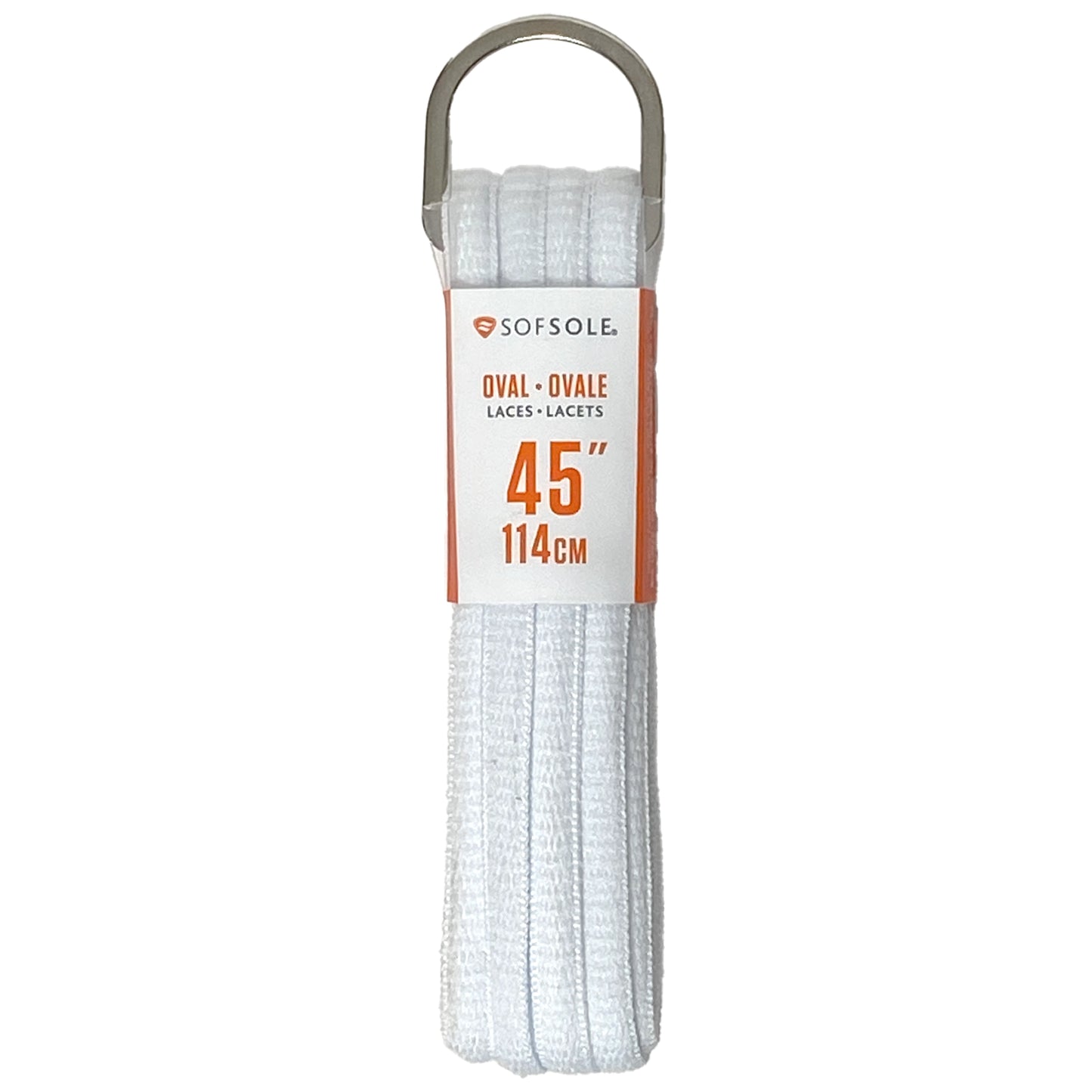 Sof Sole Lacets athlétiques ovales 45'' - Blanc