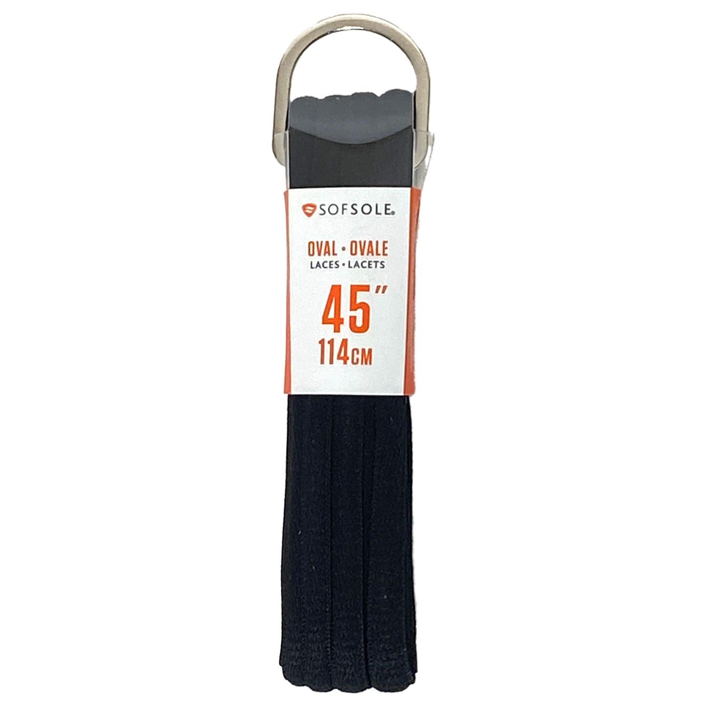 Sof Sole Lacets athlétiques ovales 45'' - Noir