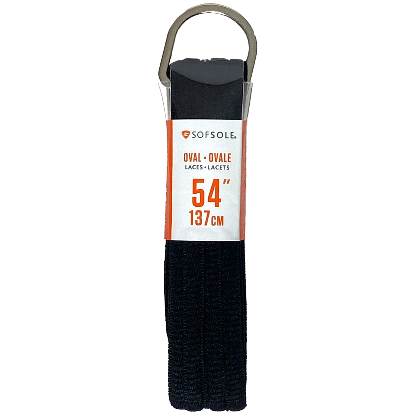 Sof Sole Athletic Oval Laces 54'' - Black