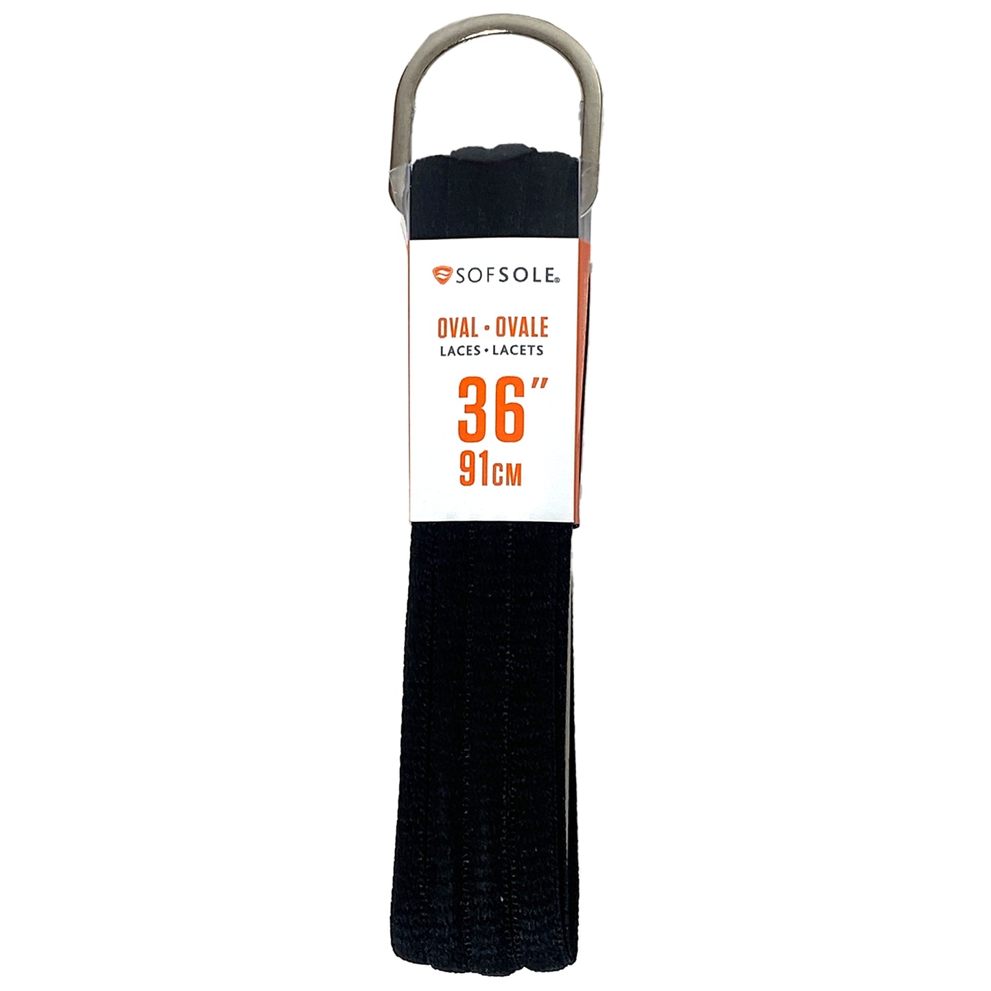 Sof Sole Lacets athlétiques ovales 36'' - Noir