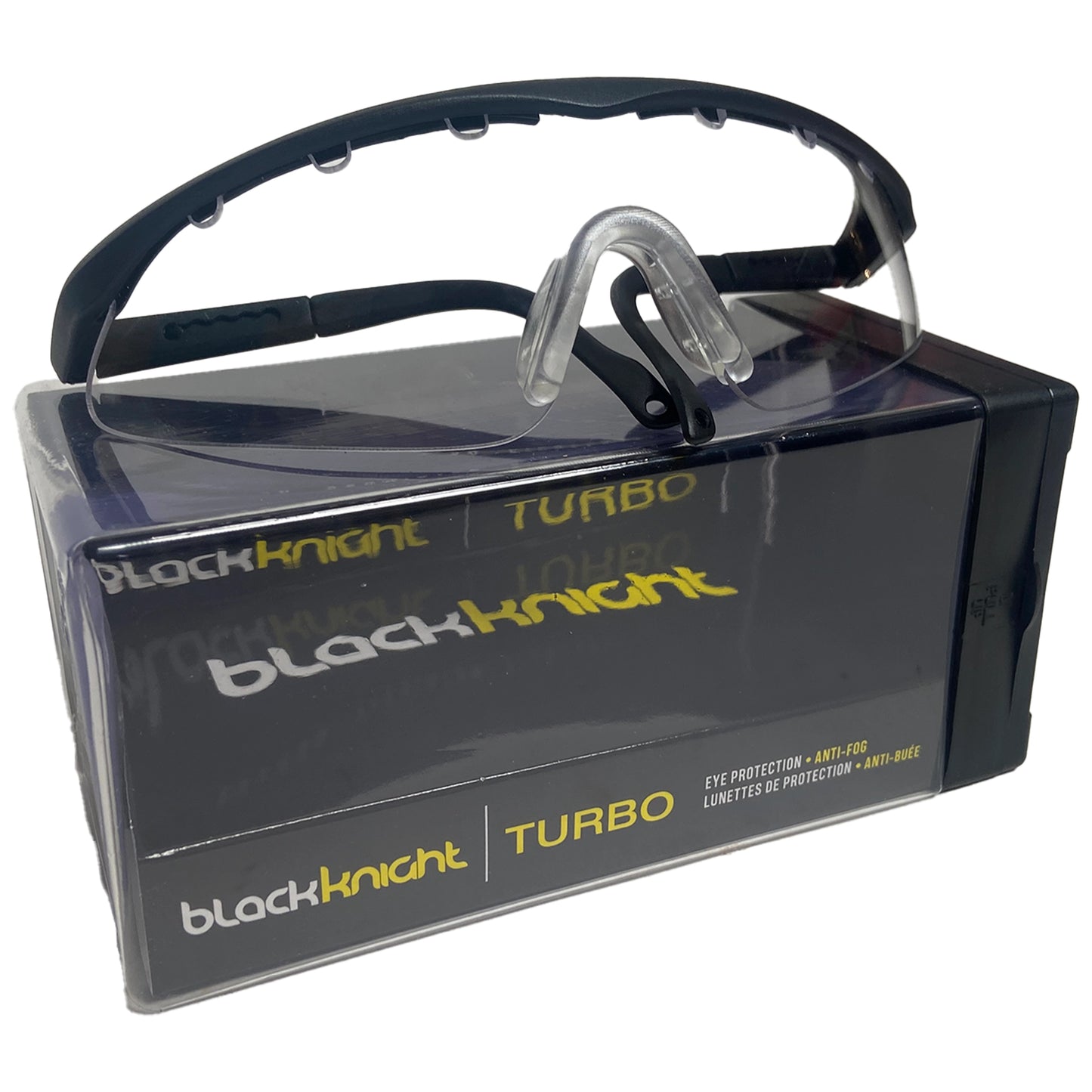 Black Knight Turbo Regular Size Eyeguards AC-114 Black