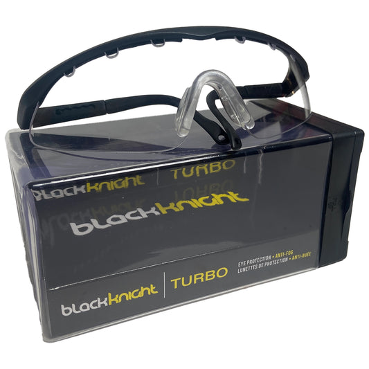 Black Knight Turbo Lunettes de protection taille régulière AC-114 Noir