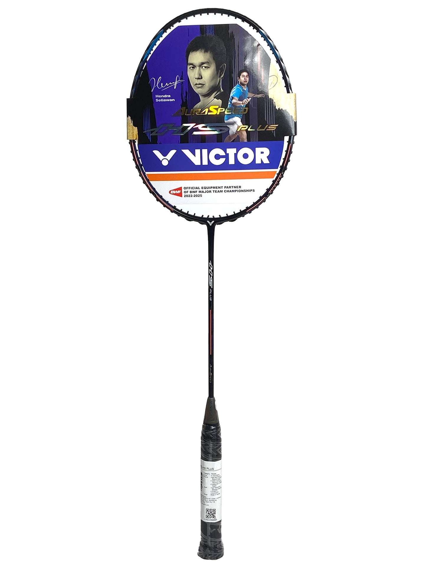 Victor Auraspeed Hypersonic Plus C Unstrung Dull Black - 4U