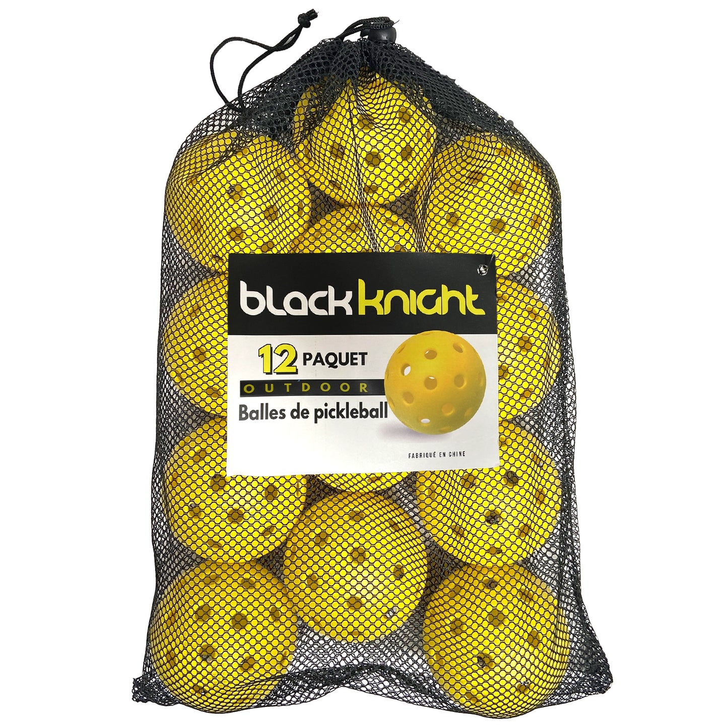 Black Knight Outdoor Pickleballs (Pkg of 12)