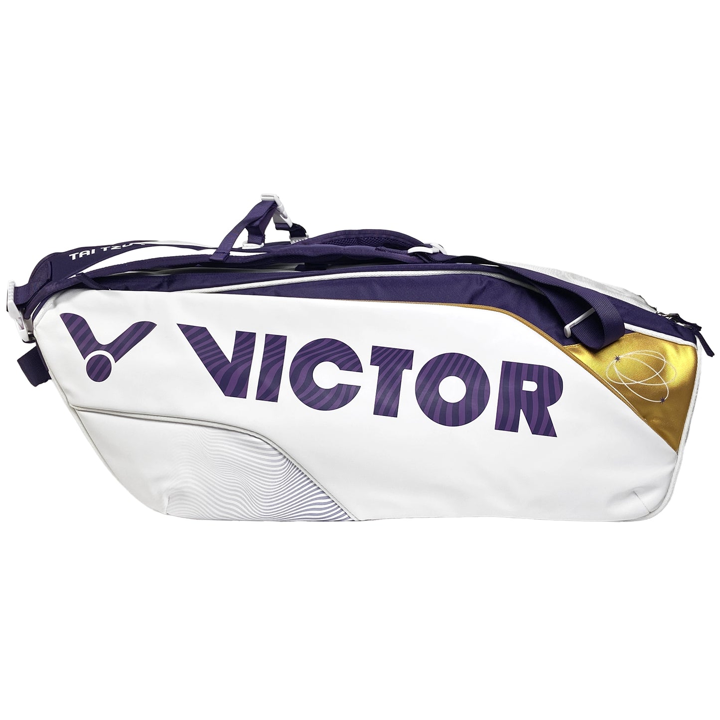 Victor sac de 6 raquettes rectangulaire - Blanc/Violet (BR9213TTY-AJ)