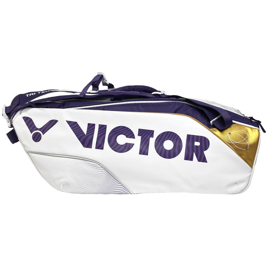 Victor 6-Piece Rectangular Racket Bag - Bright White/Medium Purple (BR9213TTY-AJ)