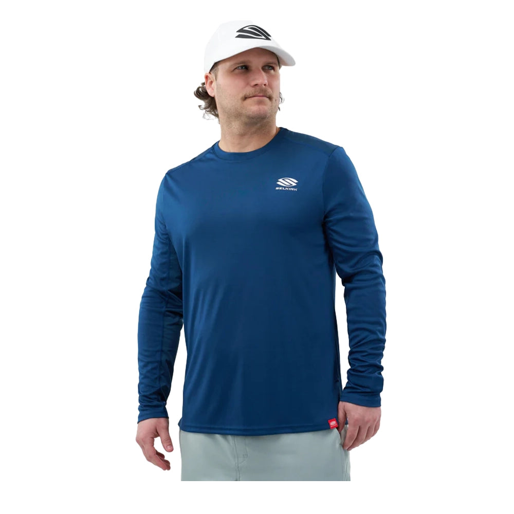 Selkirk T-shirt Performance à manches longues Sport-Wik Essentials pour homme (Marine)