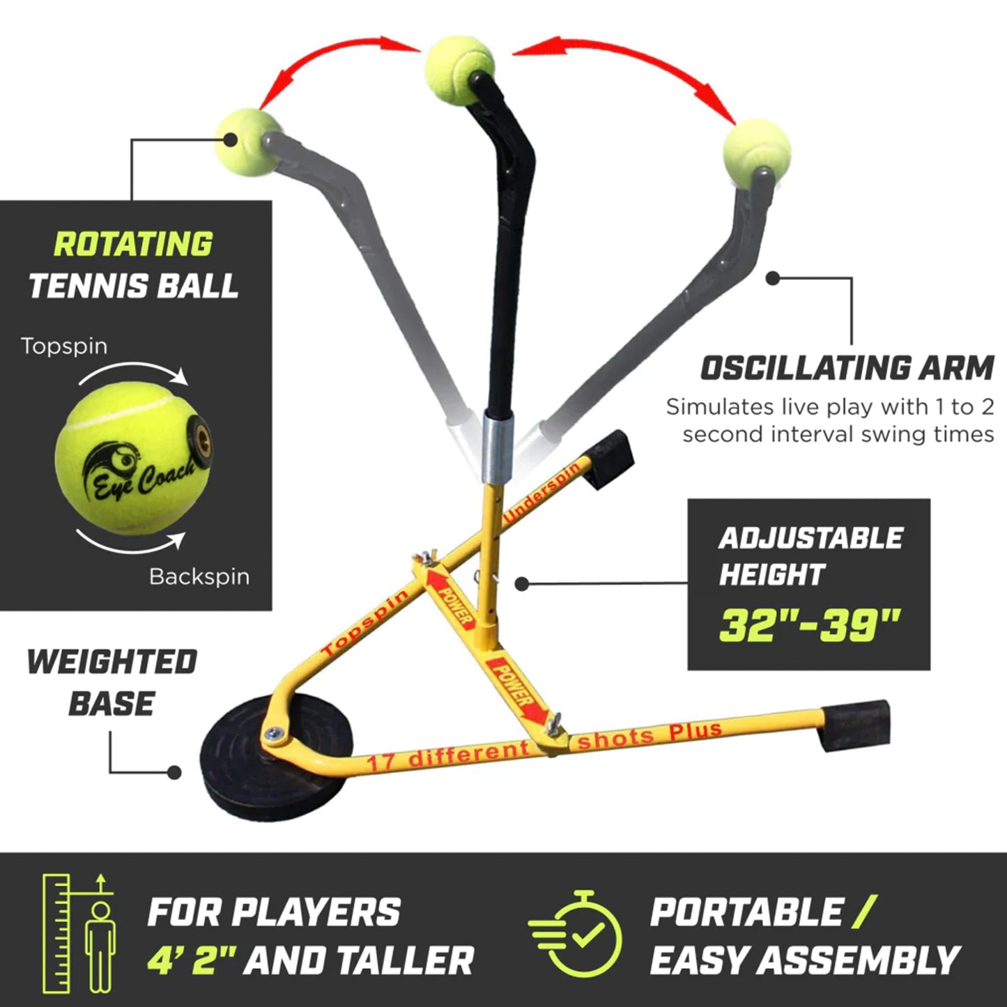 Billie Jean King's Eye Coach Pro - Sweet Spot Training System