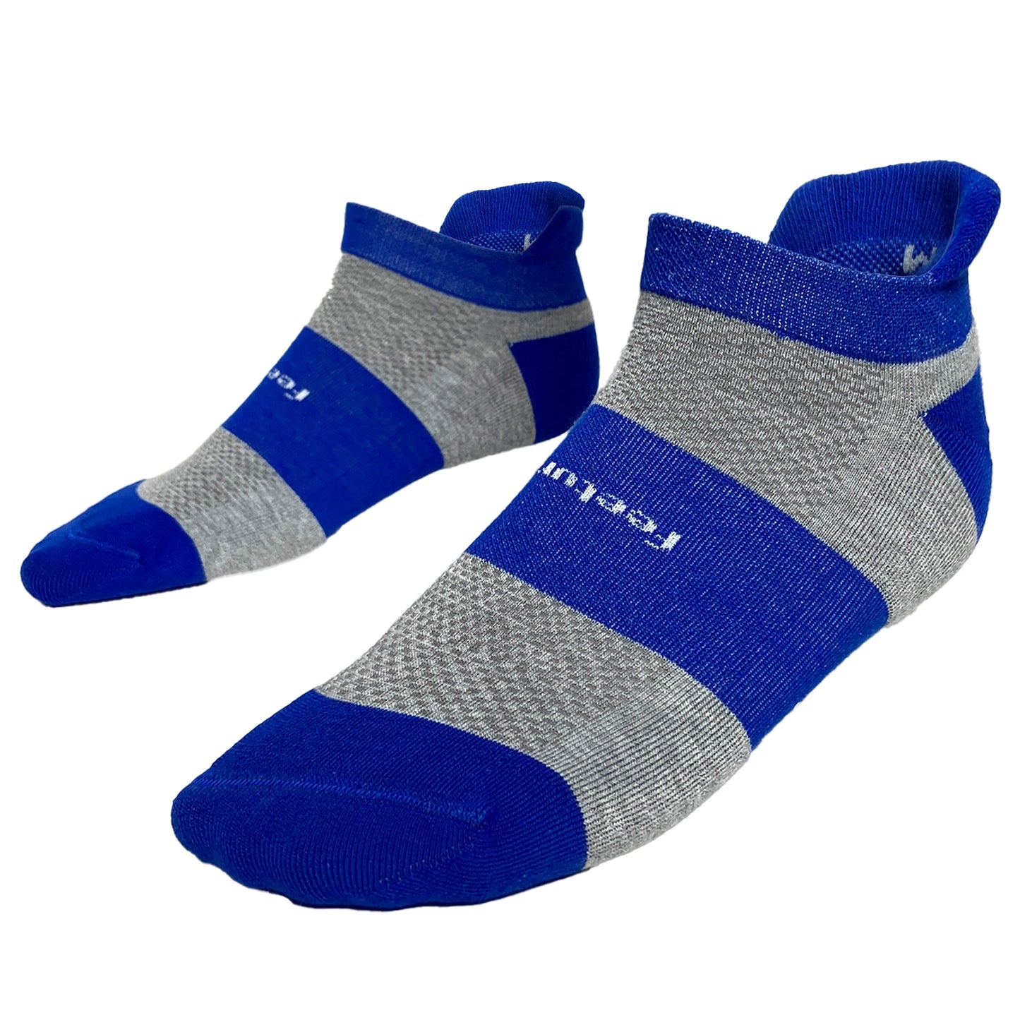 Feetures Chaussettes Hautes Performances Coussinées No Show FA503616 - Bleu Boost