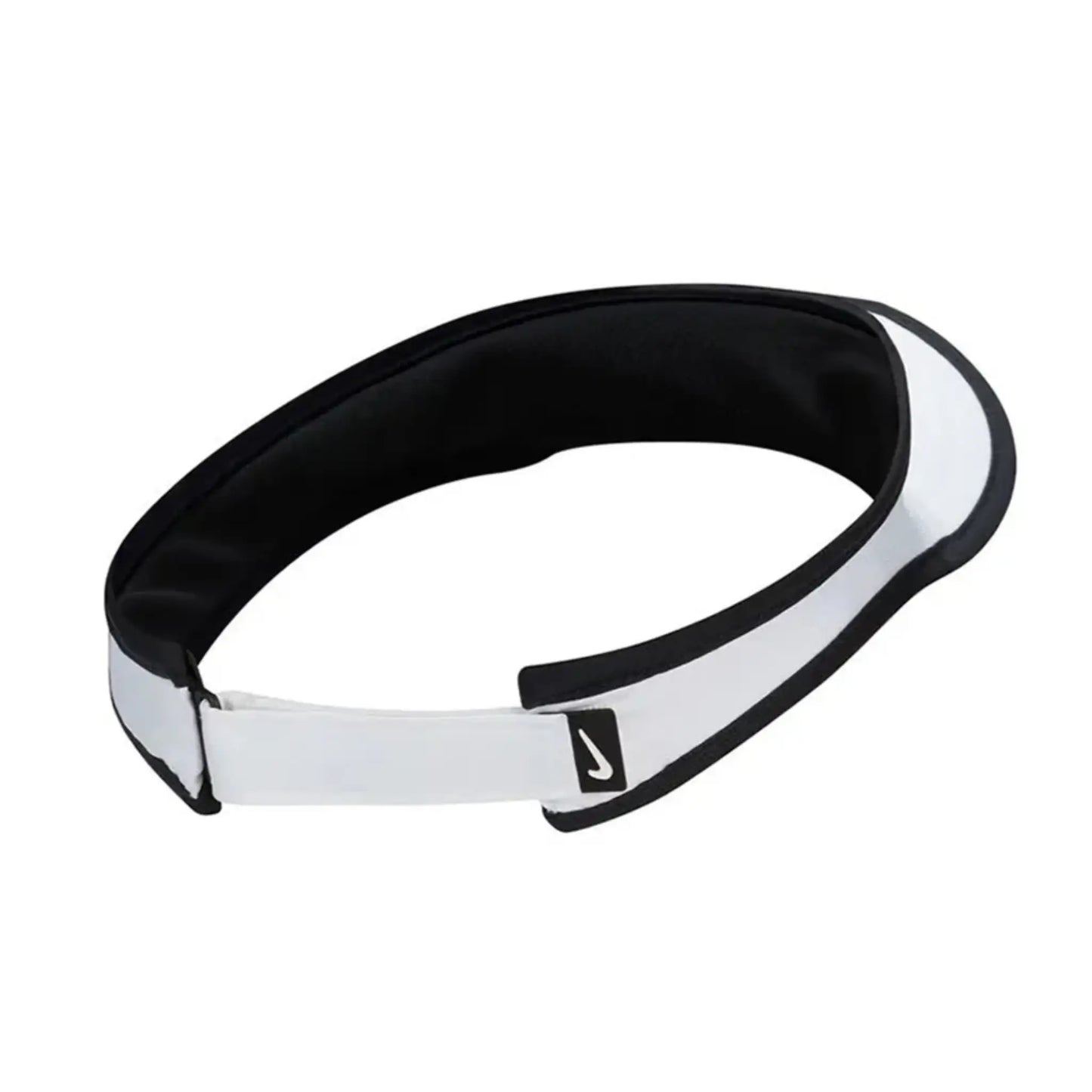 Nike Junior DriFit Ace Visor Swoosh - White/Black FB5061-100