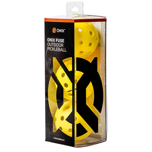 Onix balles Fuse G2 extérieur (pqt 3) jaune