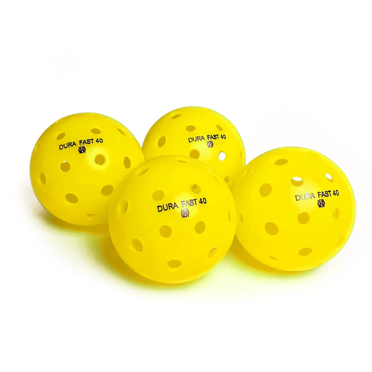Onix balles Dura Fast 40 pickleball pour l'extérieur (pqt de 4) jaune