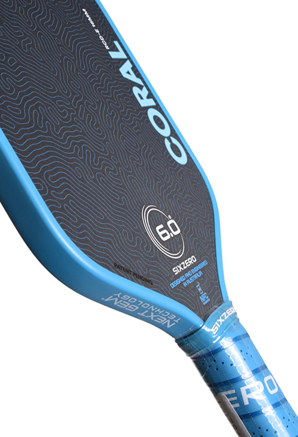 Six Zero Coral Allongée 16mm - Bleu