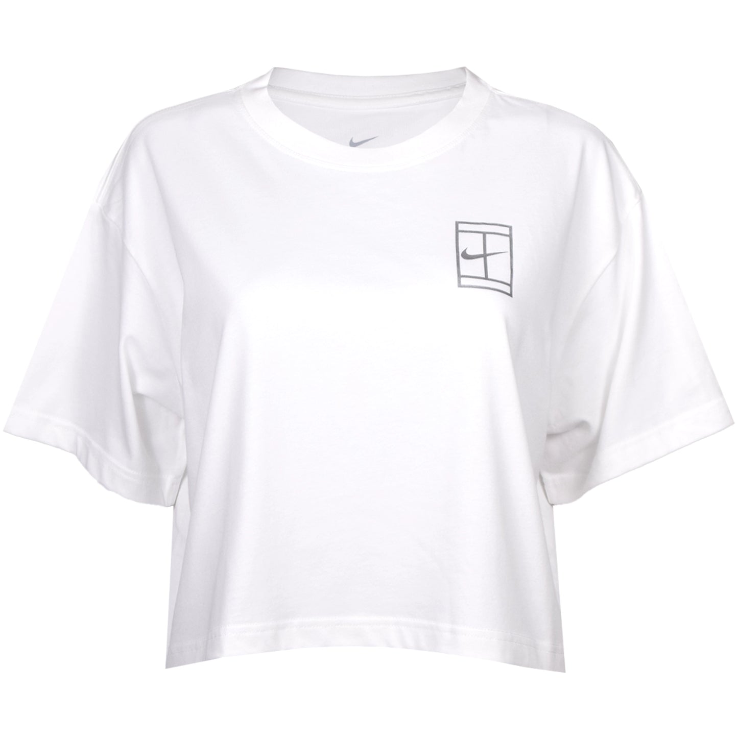 Nike T-Shirt Court DF Slam SS Crop pour femme HV6987-100