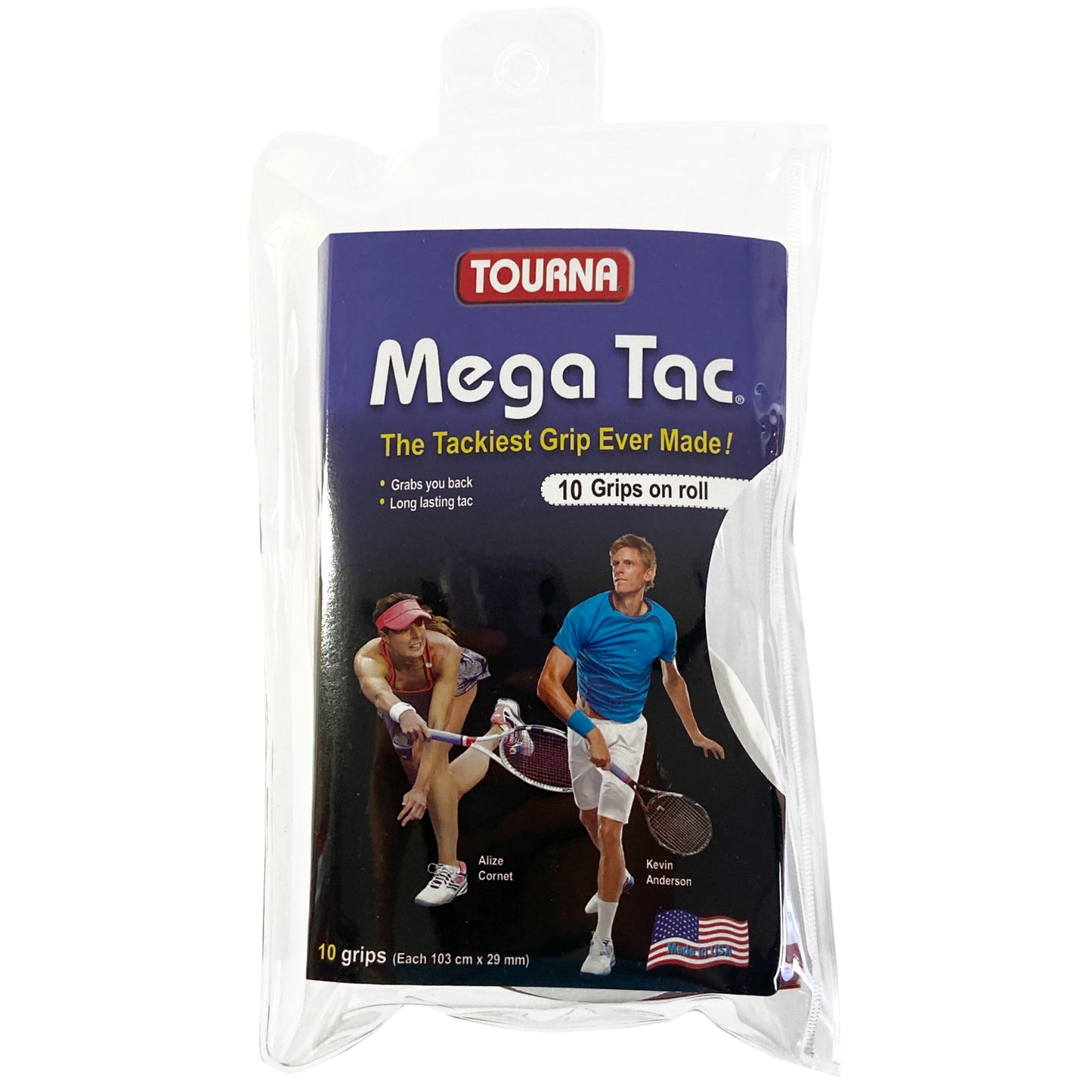 Unique overgrip MEGA TAC (10) White