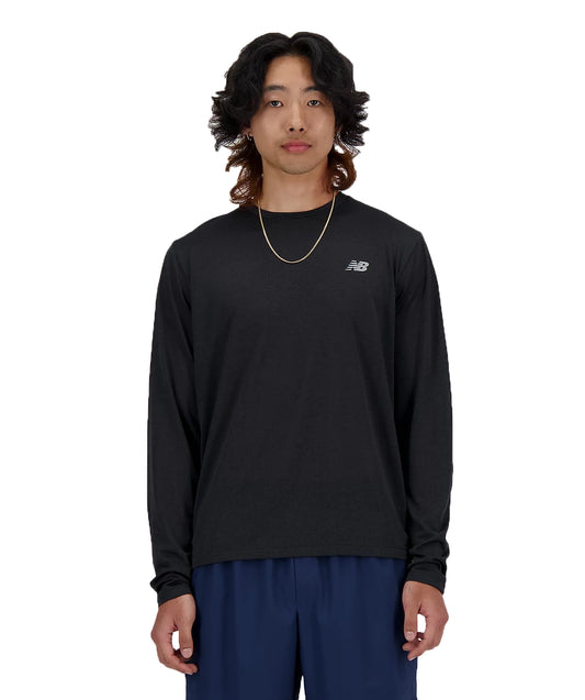 New Balance Haut à manches longues Athletics pour homme MT41256-BK