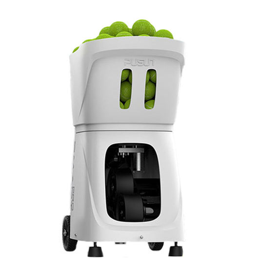 Pusun PT-SMART PRO lance-balles portatif pour Tennis - Blanc