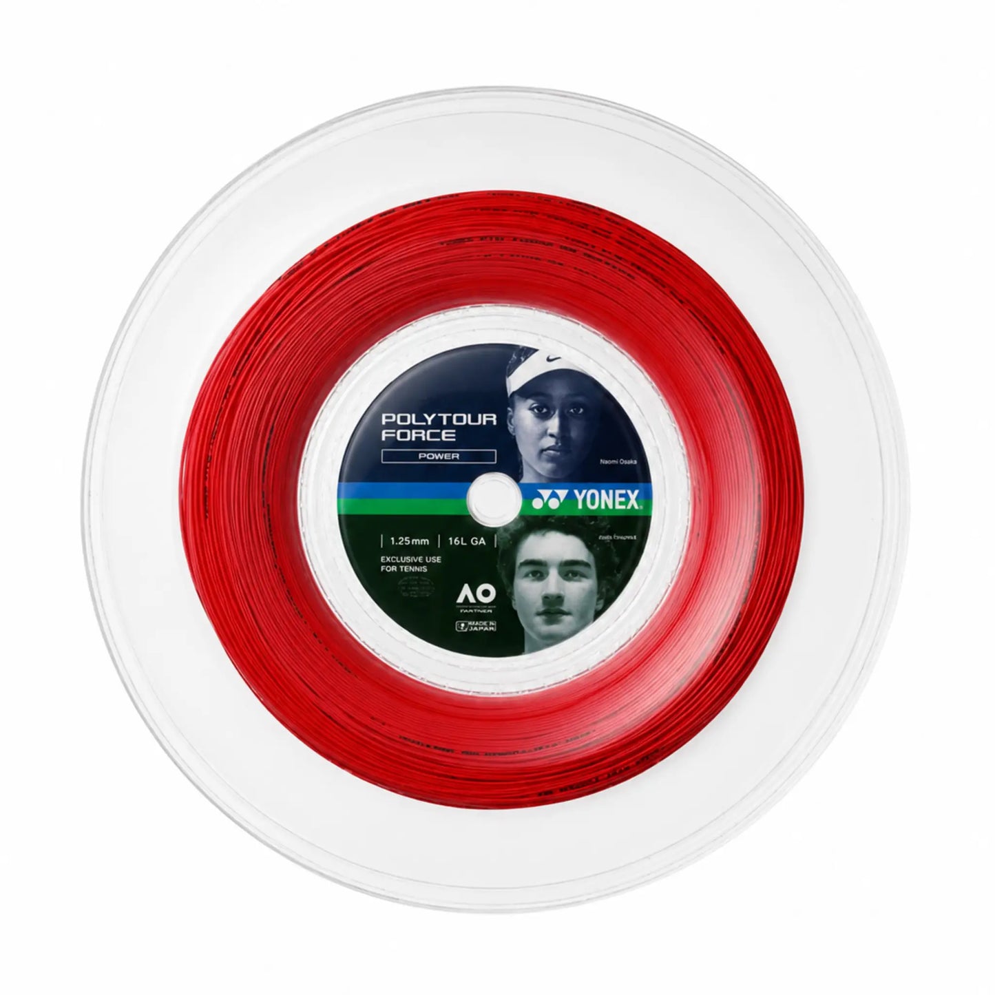 Yonex roulette Polytour Force 125 Rouge (200M)