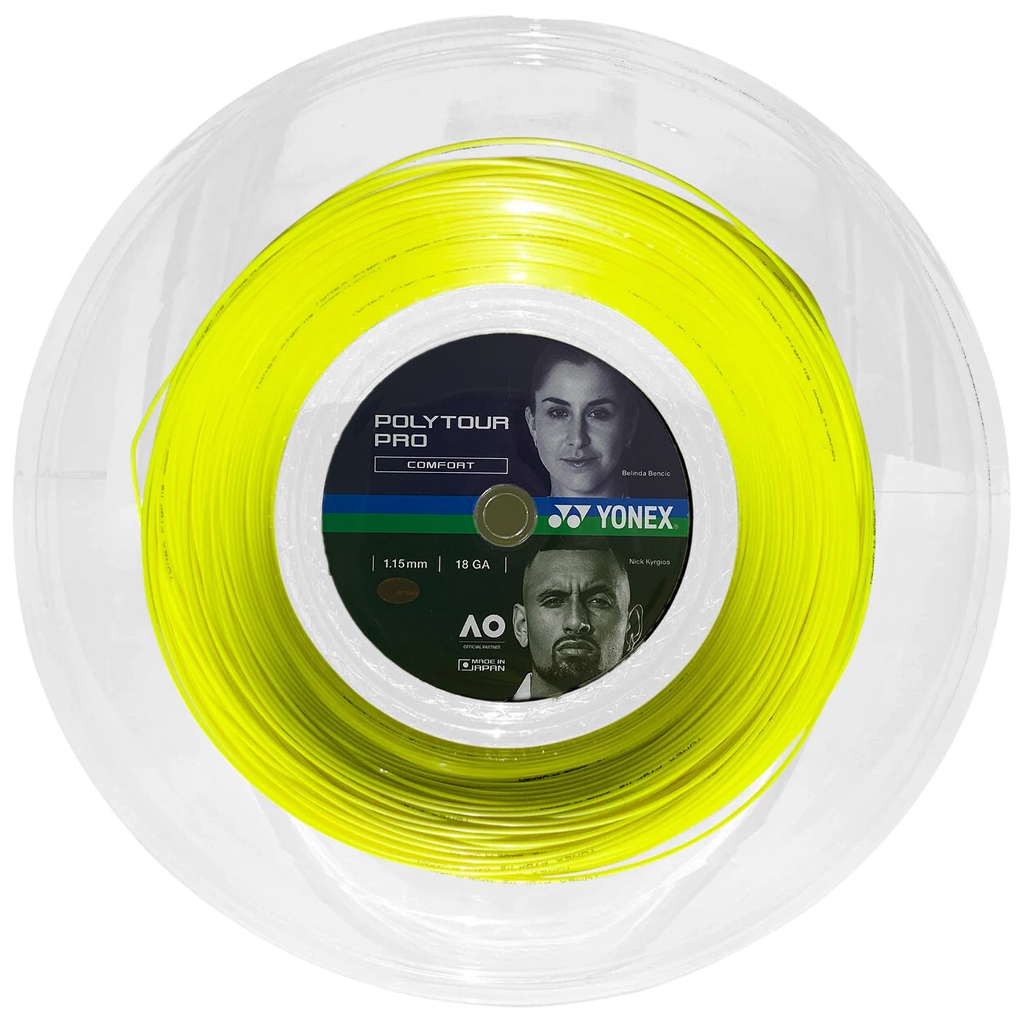 Yonex reel Polytour Pro 115 Yellow (200M)