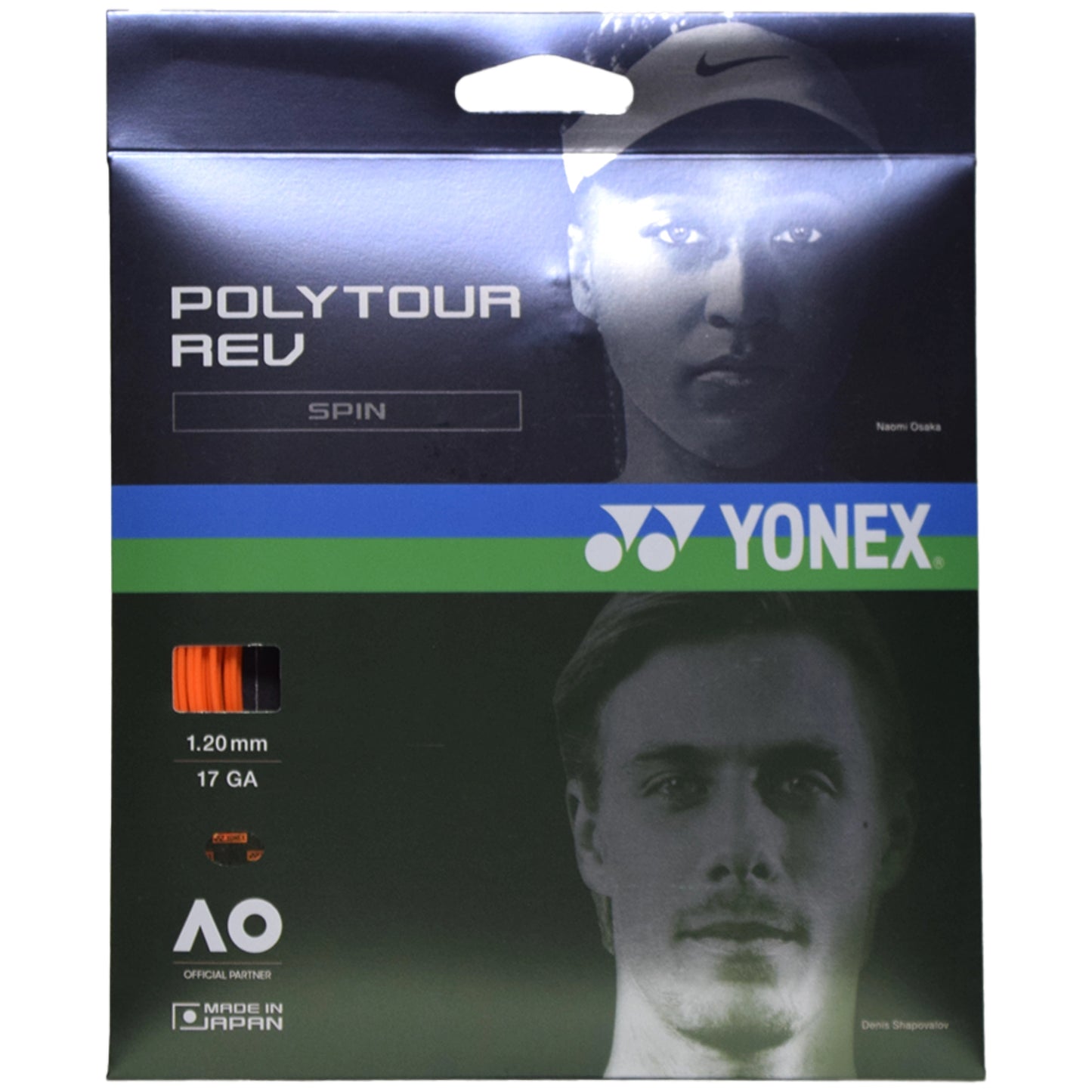 Yonex Polytour REV 120 Bright Orange
