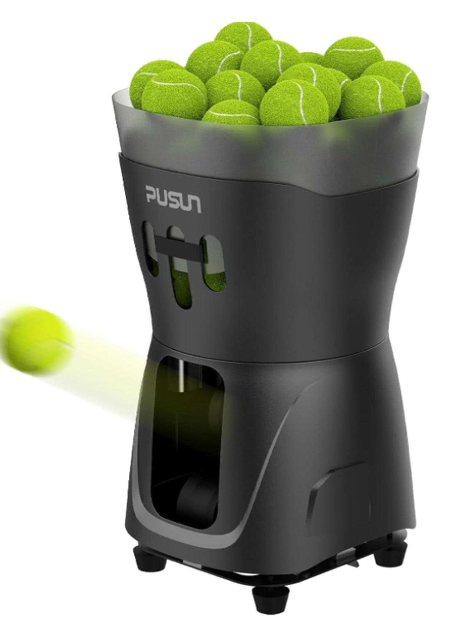 Pusun PT MINI PRO portable Tennis Ball launcher Black