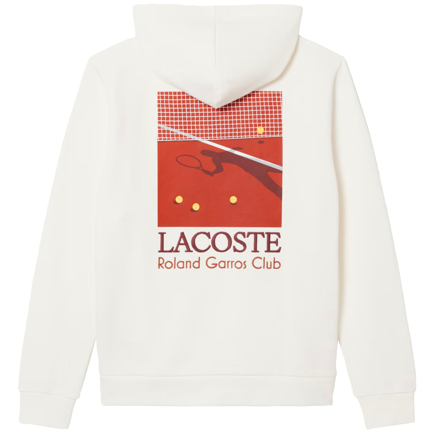 Lacoste Men's Roland-Garros Edition Hooded Sweatshirt SH0745-51-70V