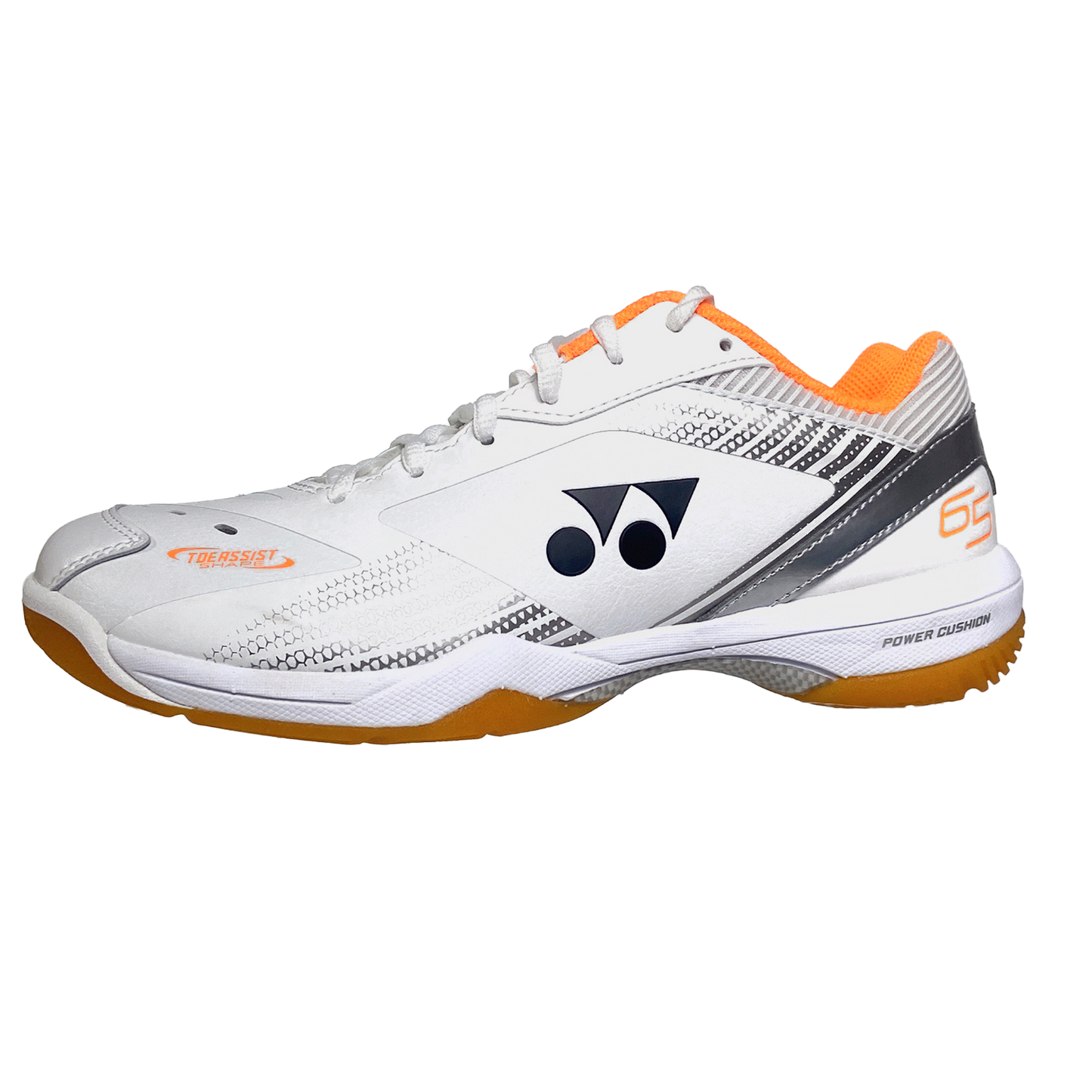 Yonex Power Cushion SHB 65Z 3 WIDE Indoor Homme Blanc/Orange