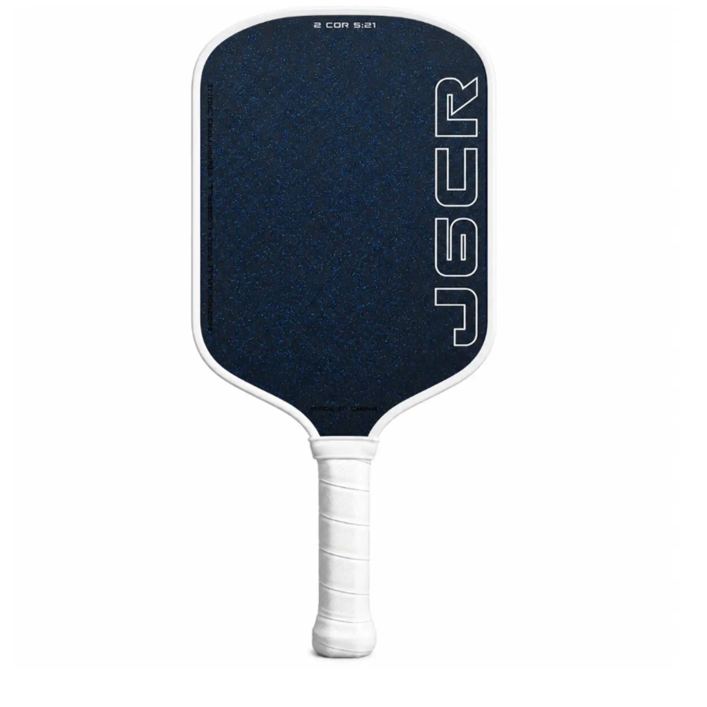 Honolulu J6CR White (Crystal Blue Surface) - Elongated Handle