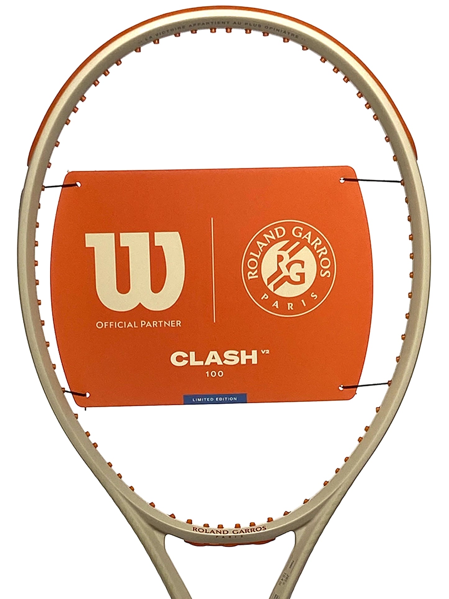Wilson Clash 100 V2.0 Roland-Garros 2024 Unstrung (WR150711)