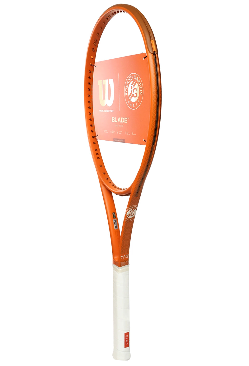 Wilson Blade 98 16/19 V9 Roland-Garros 2025 Non Cordée (WR173911)