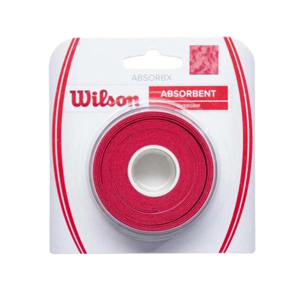 Wilson AbsorbX Overgrip 3 Pack - Red (WR8446501)