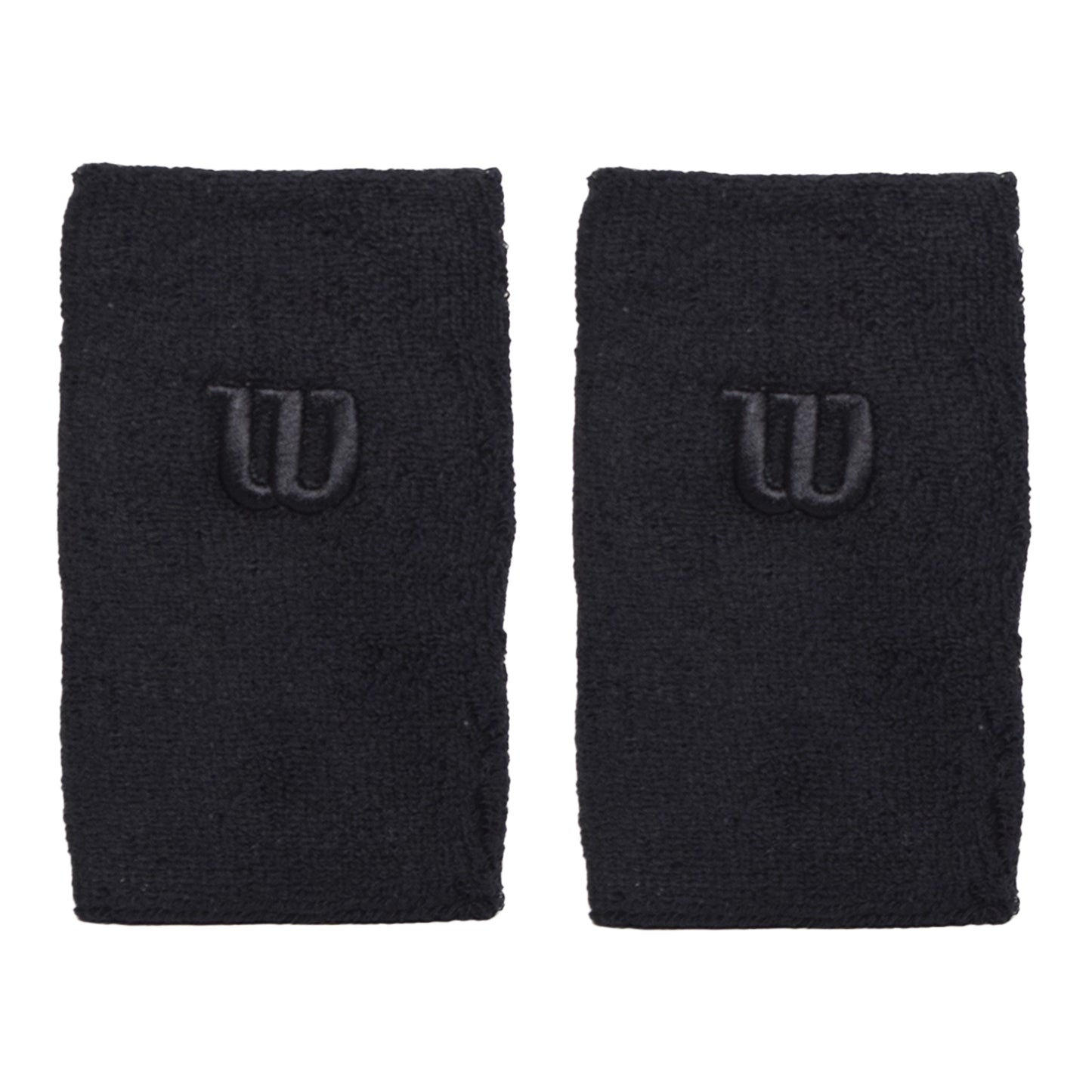 Wilson Extra Wide Wristband Black (2) WRA733528