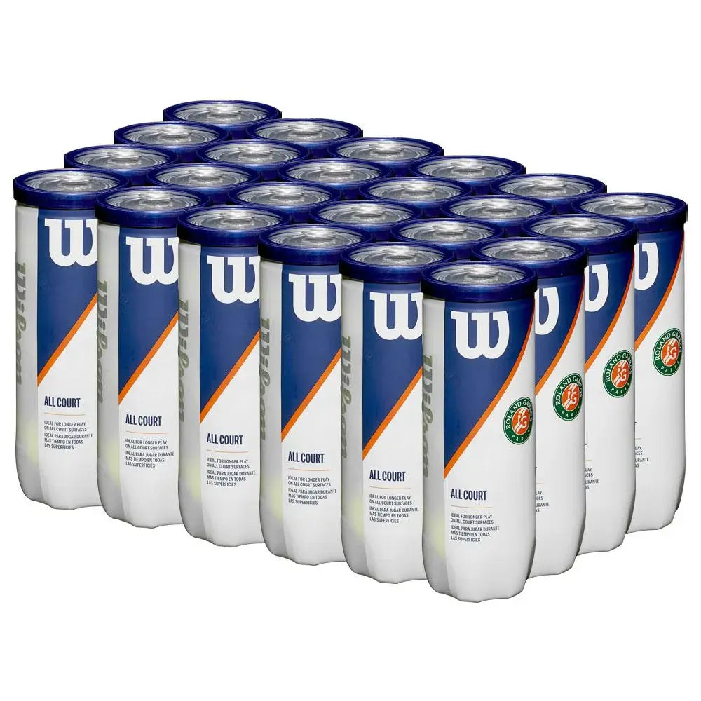 Wilson balls Roland Garros All Court Case (24 cans of 3)
