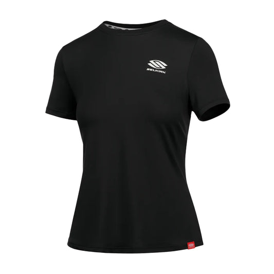 Selkirk Women's Essentials DualSoft Short Sleeve Graphic Tee (Blackout)